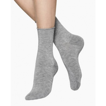 Ankelsocka, bambu 1-pack light grey