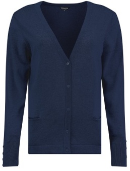 Cardigan bomull navy