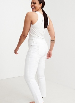 Jeans, Mac Dream kort benlängd white 28 tum