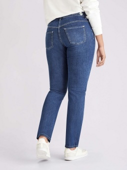 Jeans, Mac Dream kort benlängd mid blue authentic 28 tum