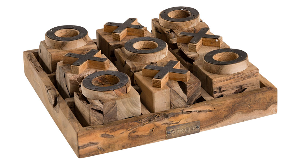 Criss cross spel teak