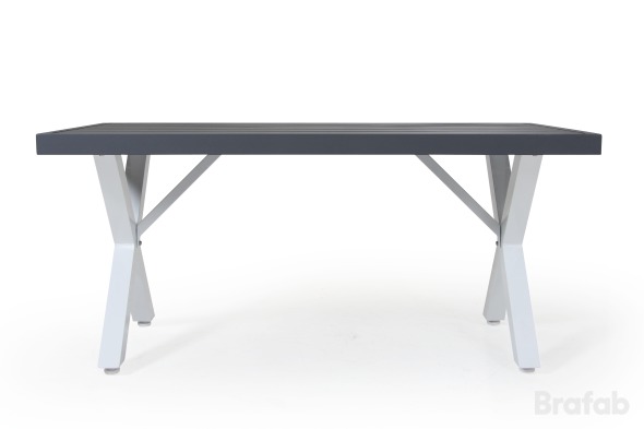 Weldon soffbord 120x75 vit/grå