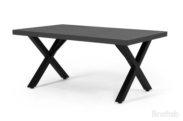 Weldon soffbord 120x75 svart/grå