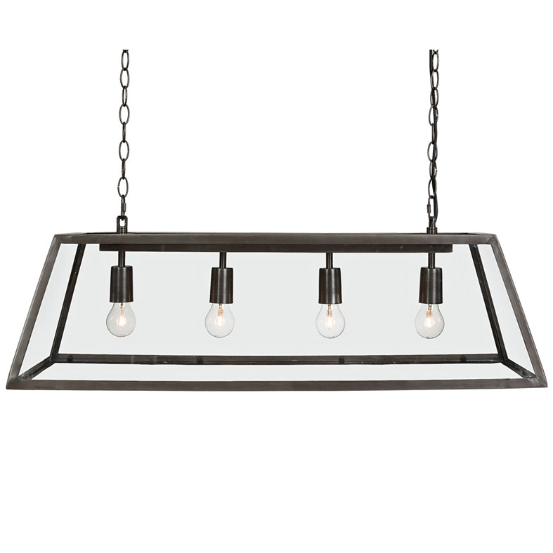 Metro taklampa Antique Iron