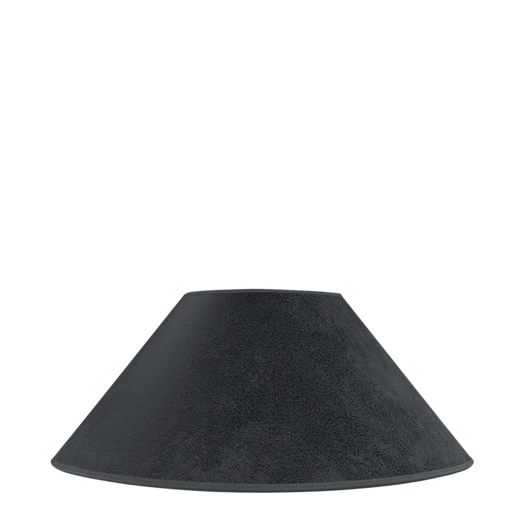 Lampskärm grå mocka Ø56