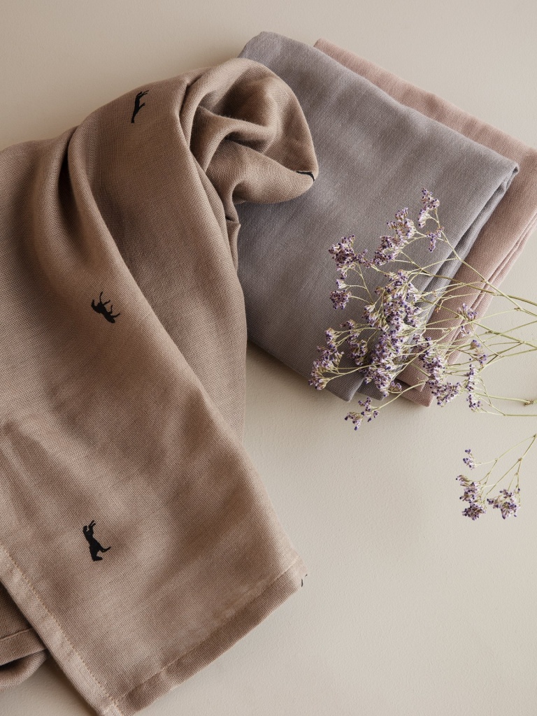Ferm Living Horse Muslin 3-pack
