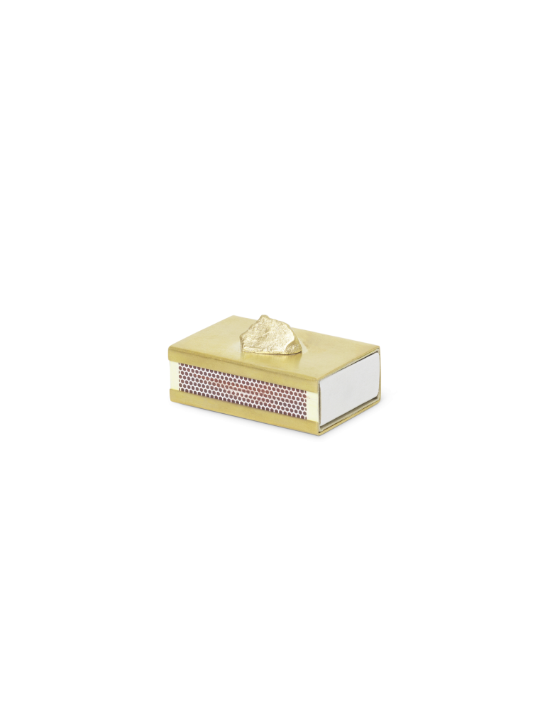 Ferm Living Stone Tändsticksask Brass