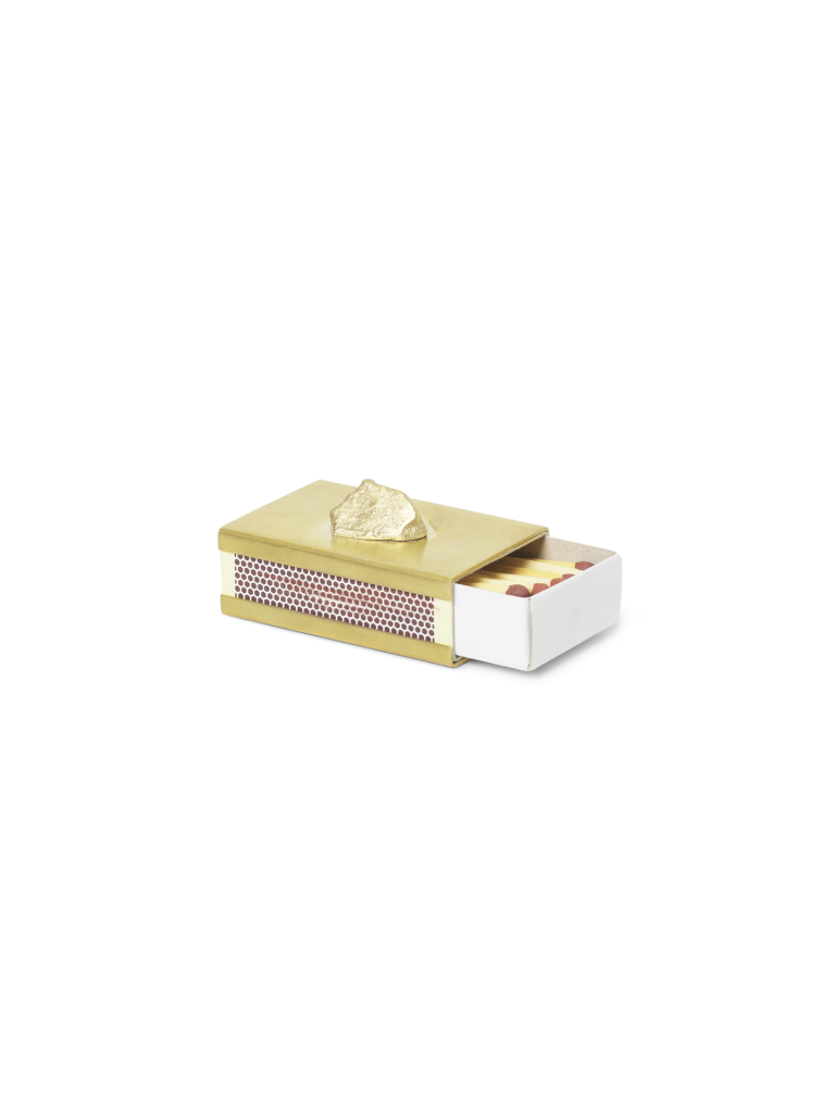 Ferm Living Stone Tändsticksask Brass