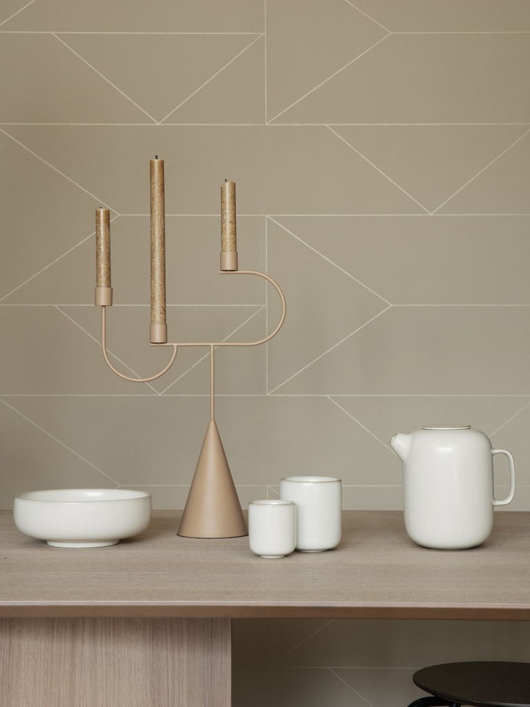 Ferm Living Candelabra Avant Macaroon