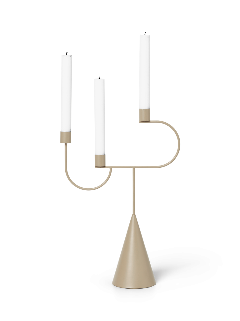 Ferm Living Candelabra Avant Macaroon