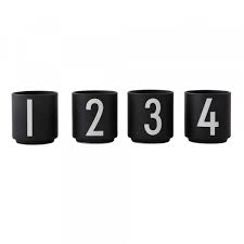 Design Letters Espresso Cups 4-pack