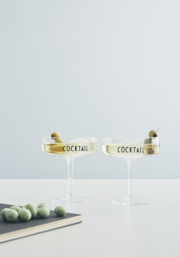 Design Letters Cocktail Glasses
