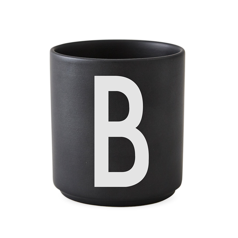 Design Letters Porslin Mugg B Svart