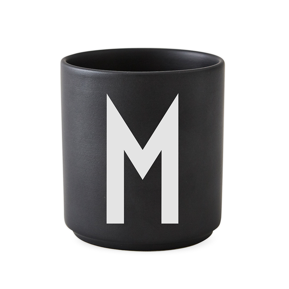 Design Letters Porslin Mugg M Svart