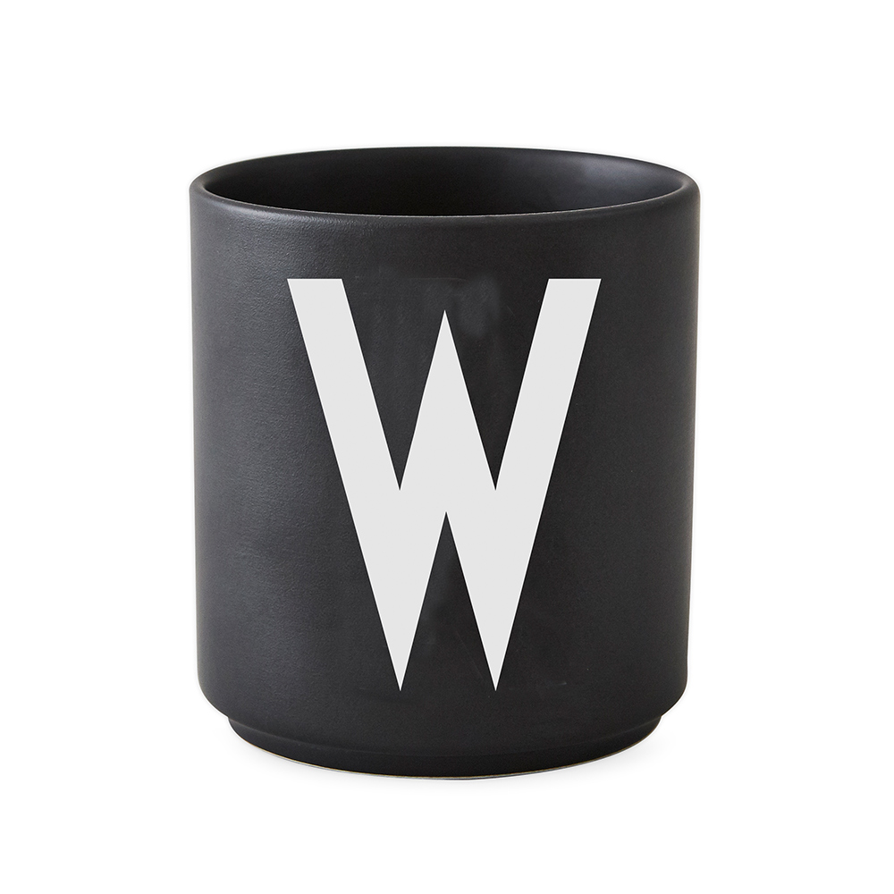Design Letters Porslin Mugg W Svart
