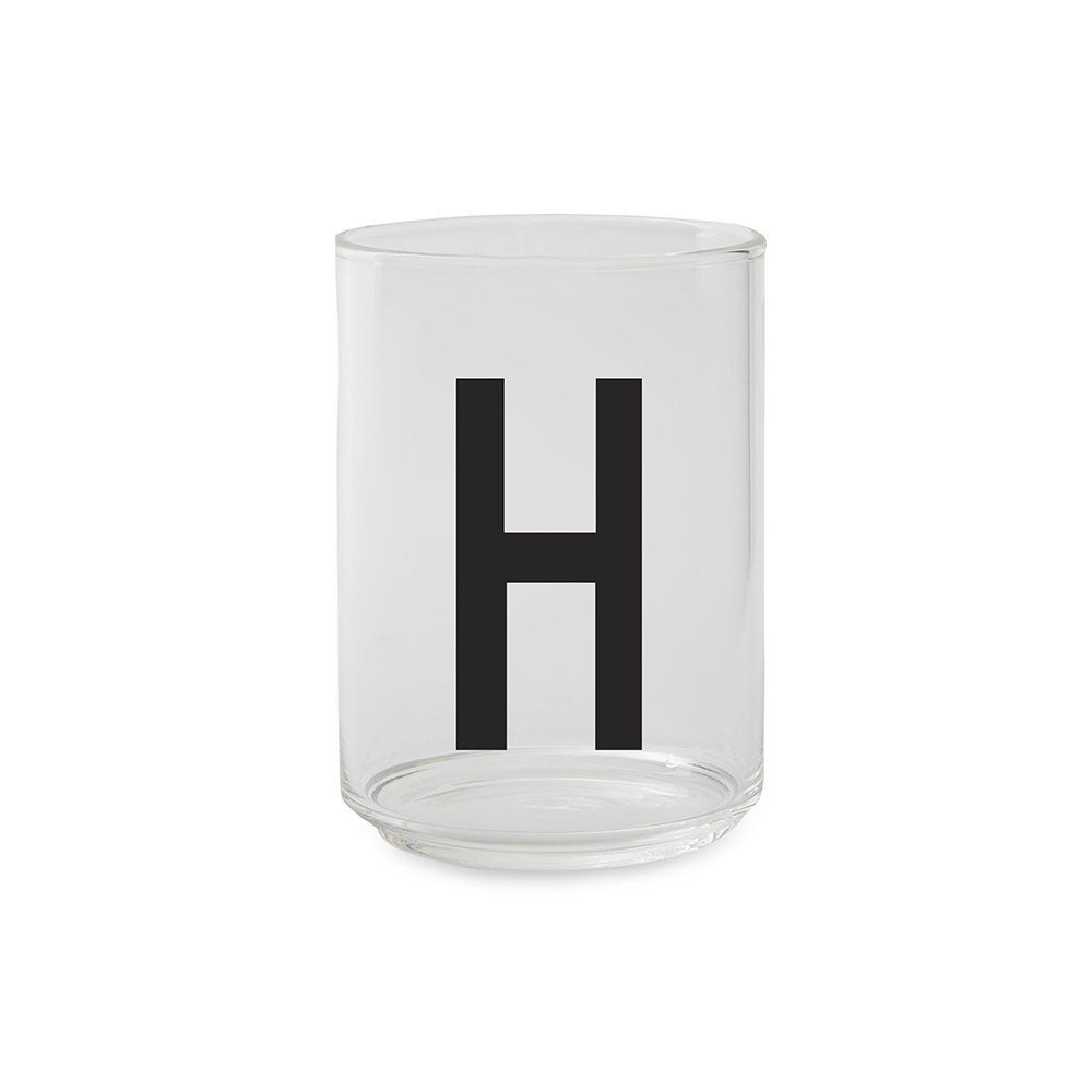 Design Letters Dricksglas H