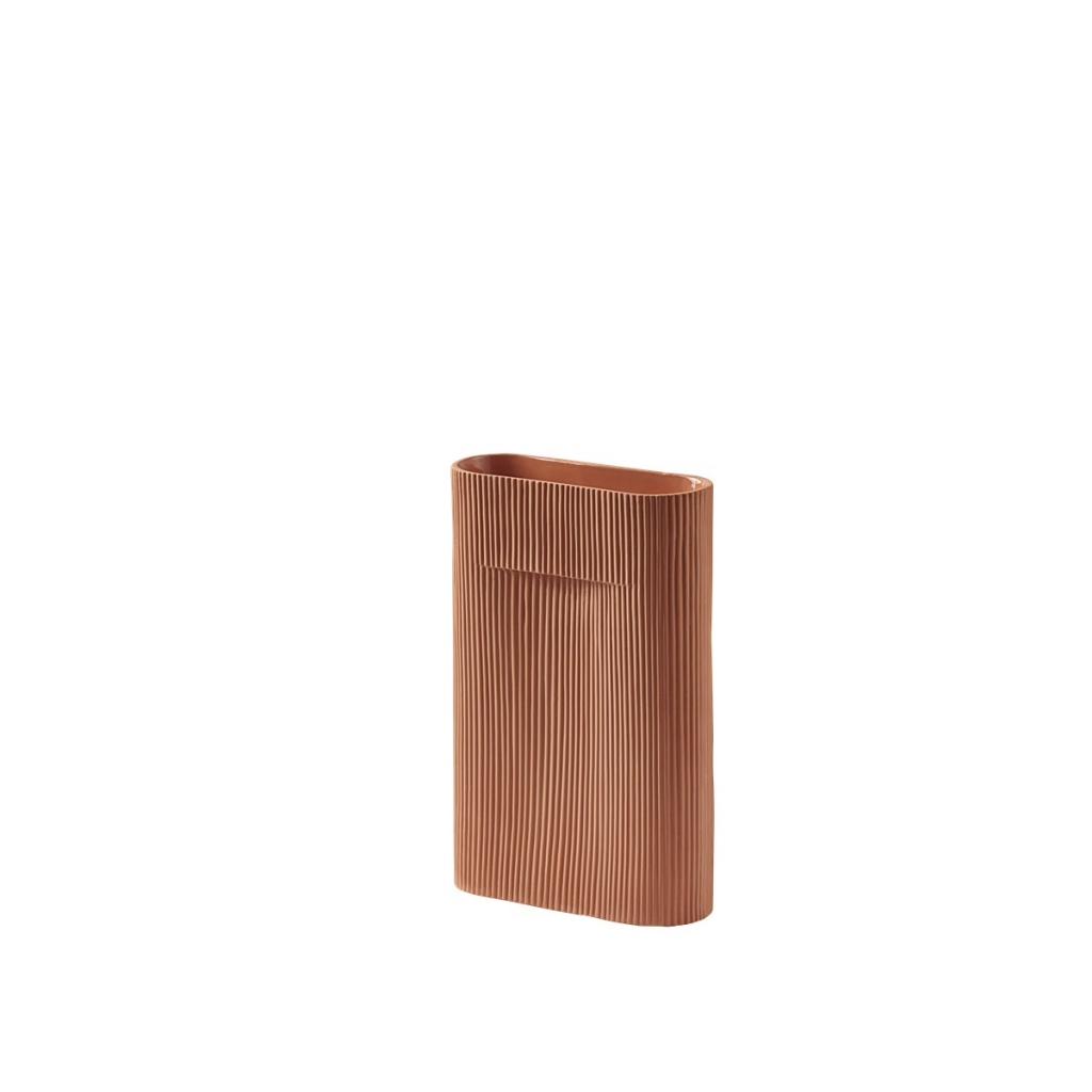 Muuto Ridge Vase 35 cm - Terracotta