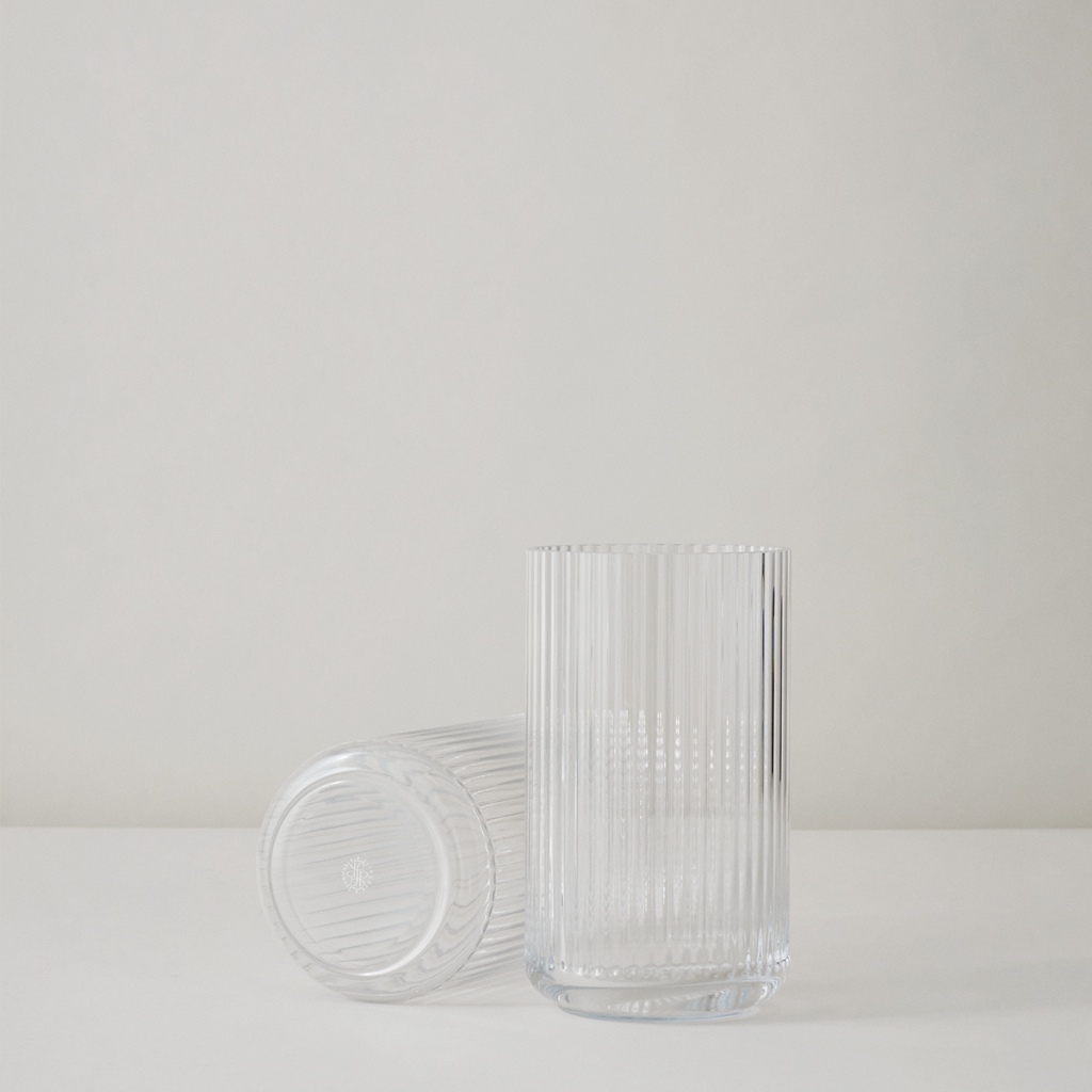 Lyngby Vas Klar munblåst glas 20 cm