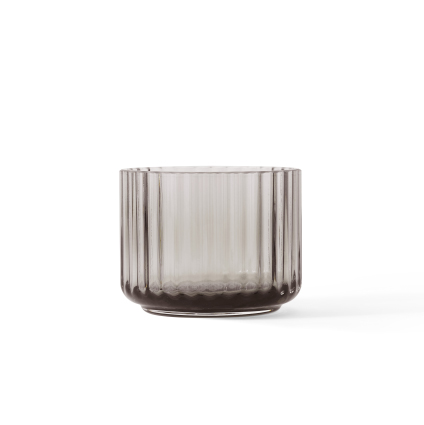 Lyngby Ljuslykta Glas Smoke
