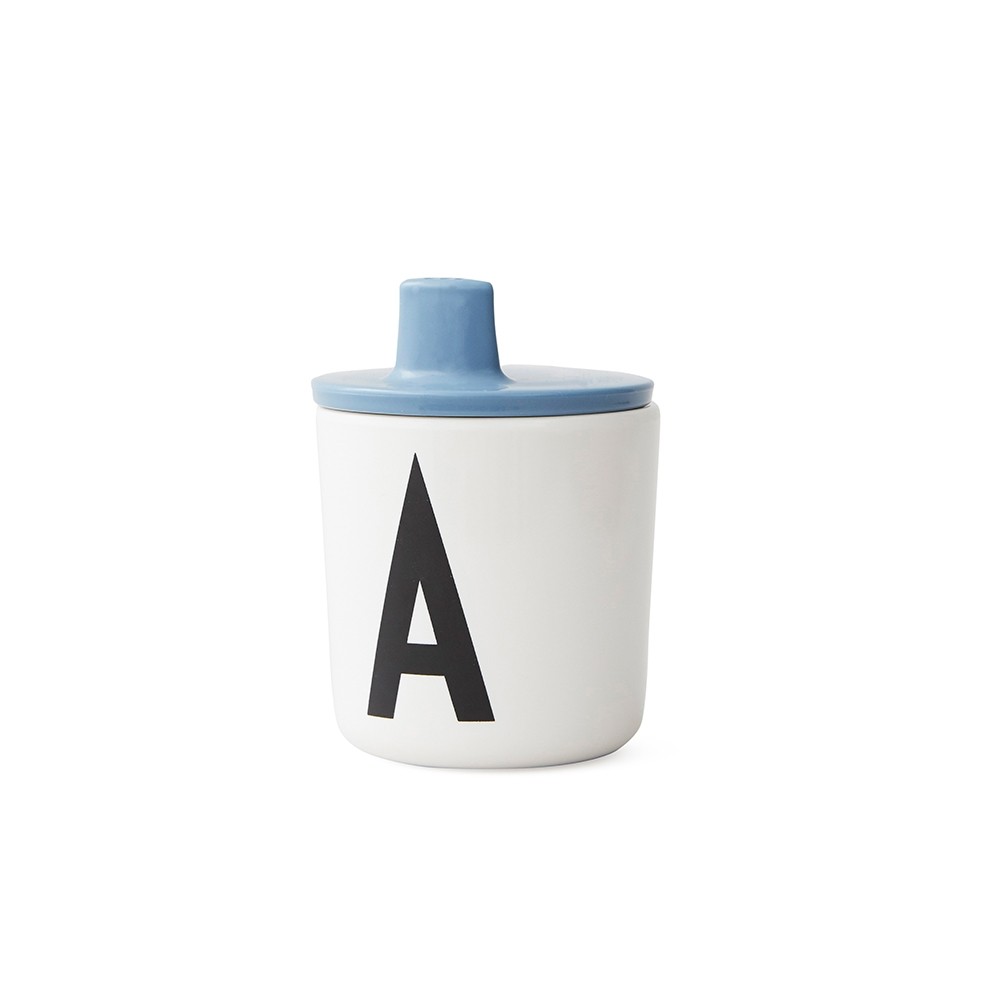 Design Letters Piplock till melamin mugg blue