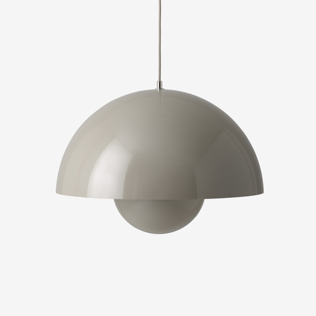 & Tradition FlowerPot VP2 Takpendel Stor Grey/Beige