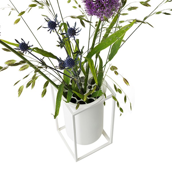 By Lassen Kubus Vase Lolo White