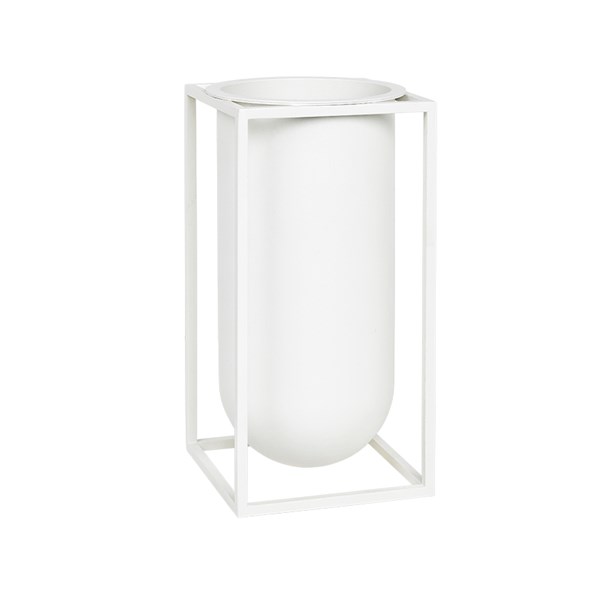 By Lassen Kubus Vase Lolo White