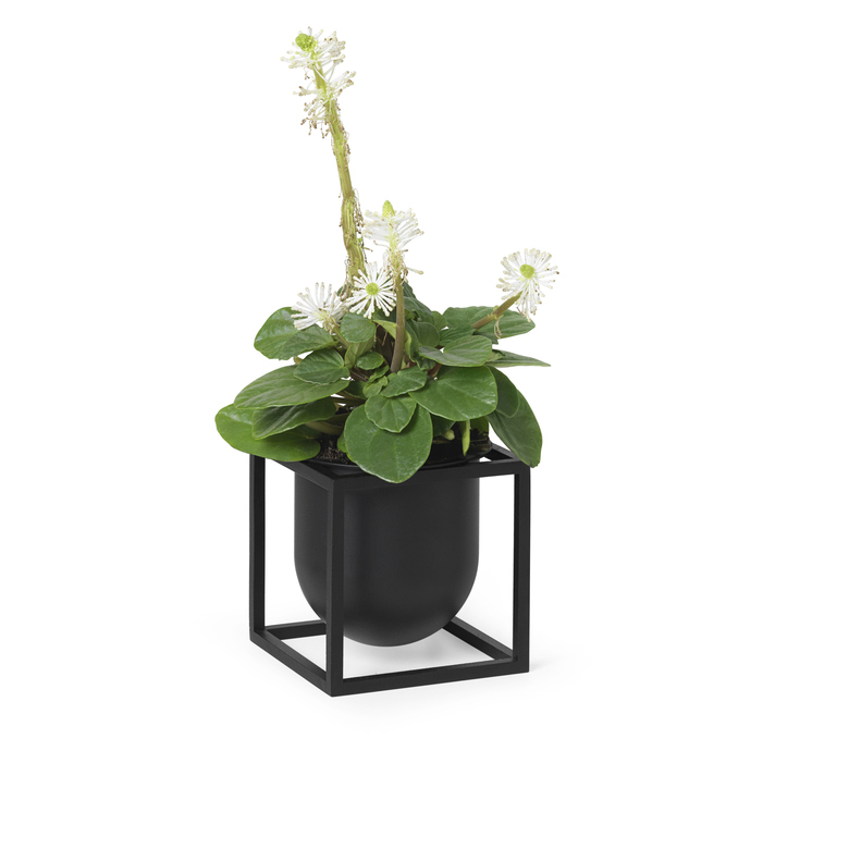 By Lassen Kubus Flowerpot 10 Black