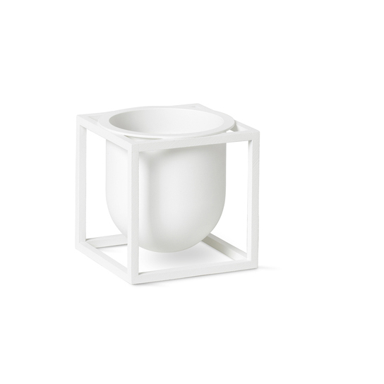 By Lassen Kubus Flowerpot 10 White