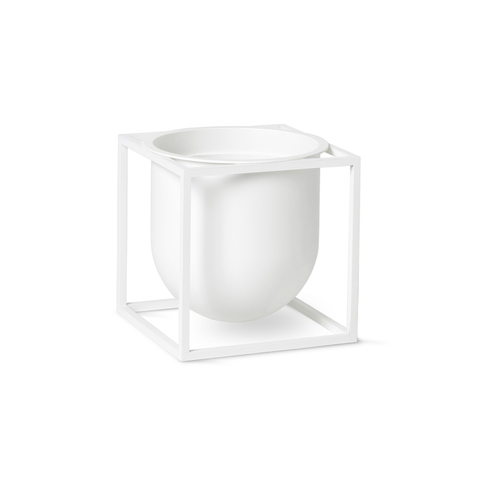 By Lassen Kubus Flowerpot 14 White