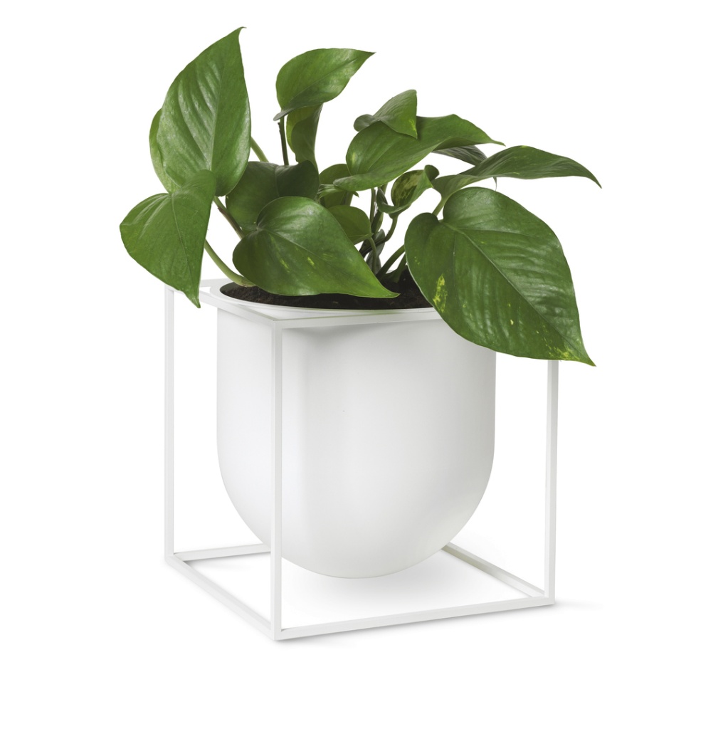 By Lassen Kubus Flowerpot 23 White
