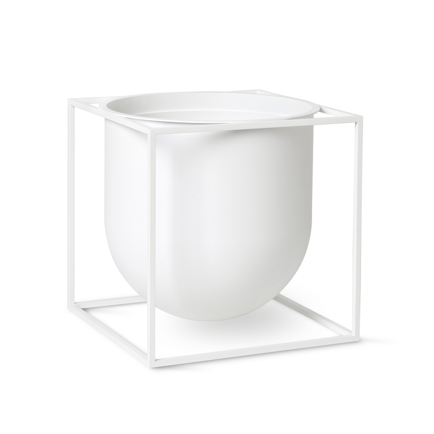 By Lassen Kubus Flowerpot 23 White