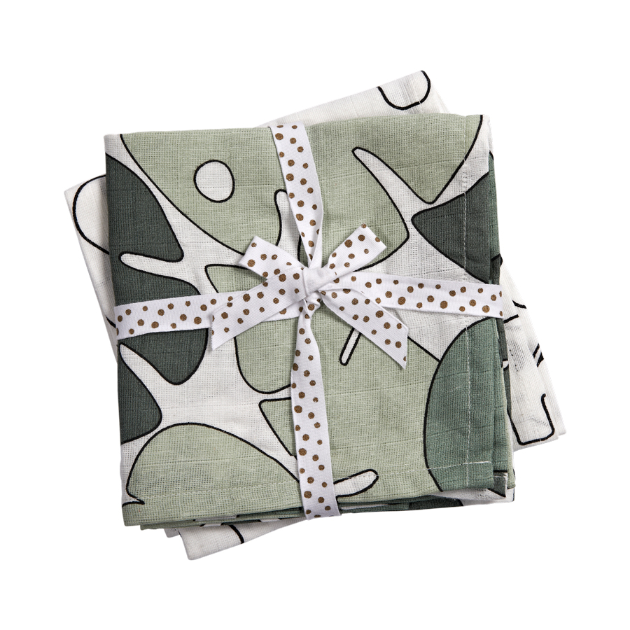 Done by Deer Tiny Tropic Swaddle 2-pack