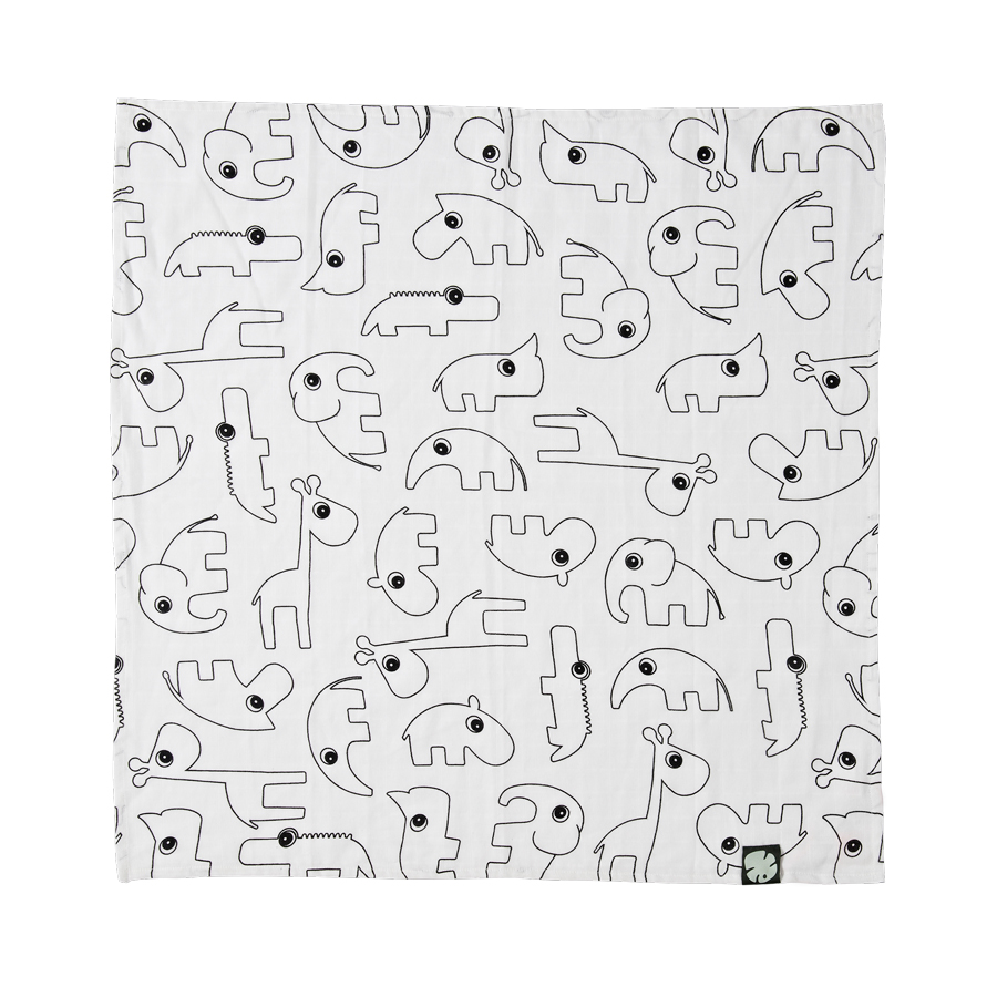 Done by Deer Tiny Tropic Swaddle 2-pack