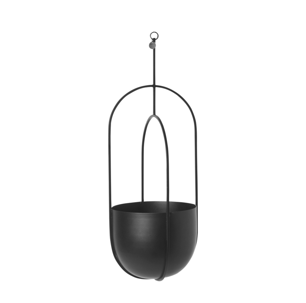 Ferm Living Hanging Deco Pot Black