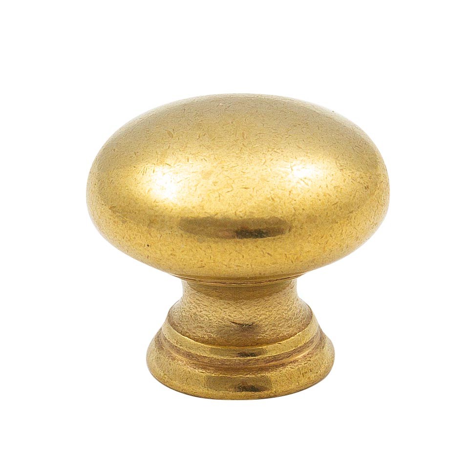 beslag design Knopp 24 obehandlad mässing