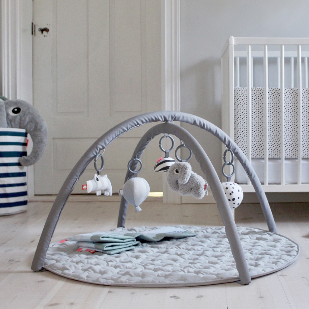 Done By Deer Activity Play Mat Grey