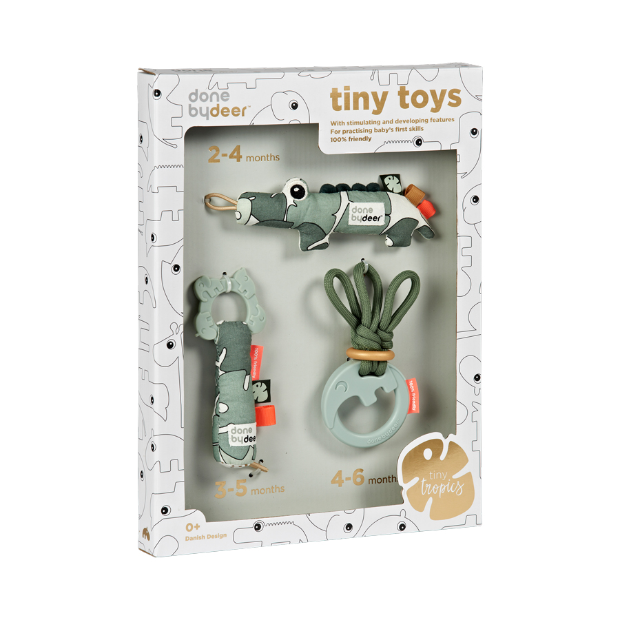 Done by Deer Tiny Tropic Presentförpackning Aktivitetsleksaker