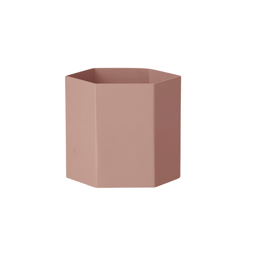 Ferm Living Hexagon Pot Rose Large