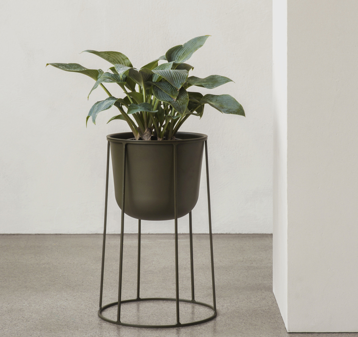 Menu Wire Pot Oliv