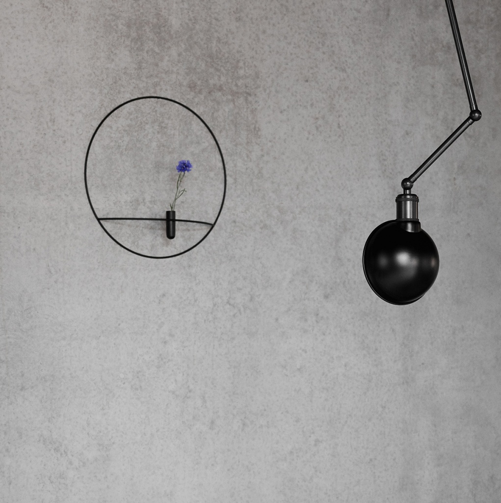 Menu POV Circle Vase L Black