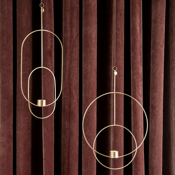 Ferm Living Hanging Tealight Deco Circular Brass