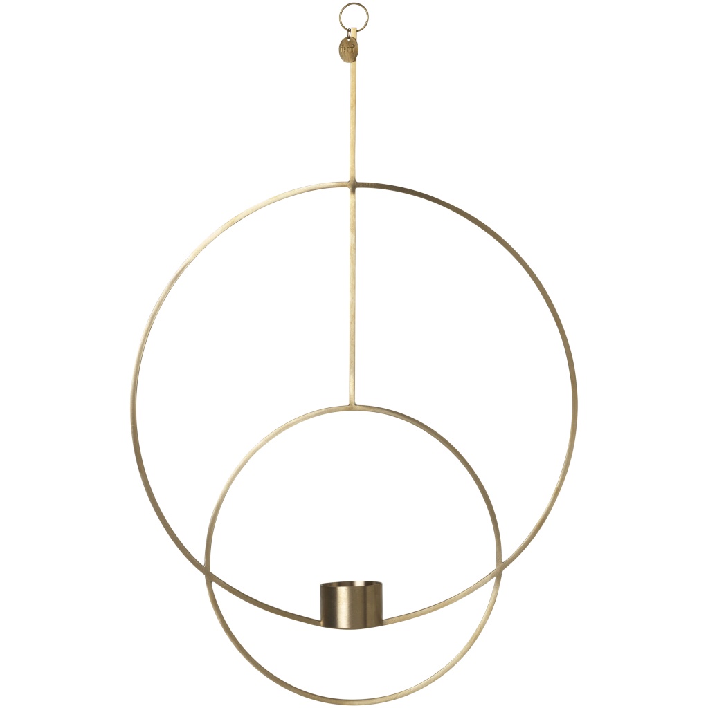 Ferm Living Hanging Tealight Deco Circular Brass