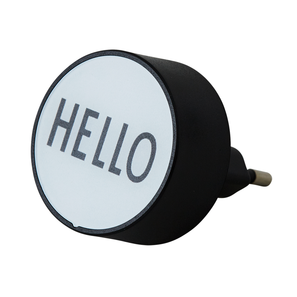 Design Letters Adapter My Charger Vit HELLO