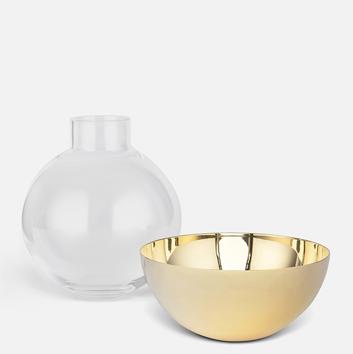 Skultuna Pomme Vas Brass Medium