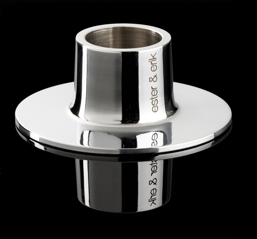 Ester & Erik Ljusstake Blank Silver