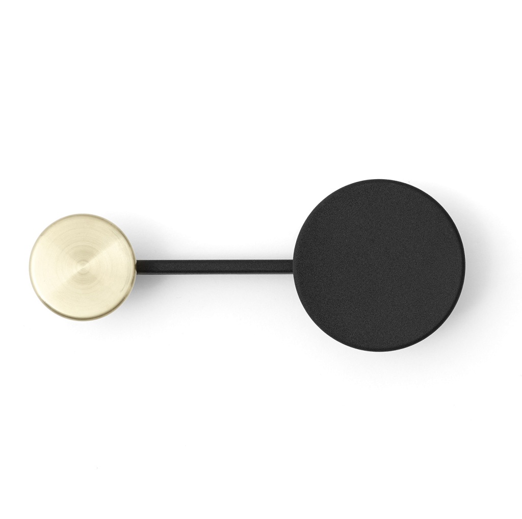 Menu Afteroom Coat Hanger Black/Brass