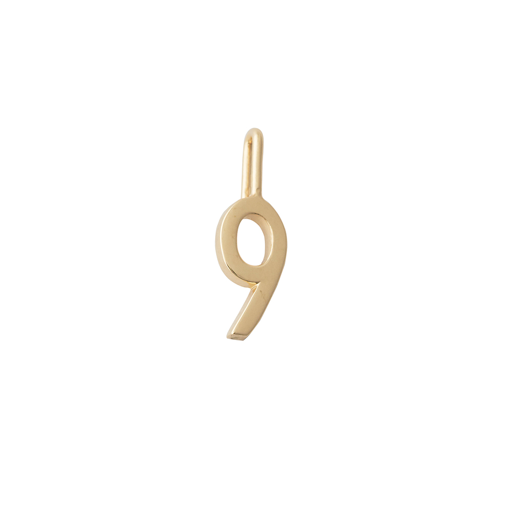 Design Letters Lycko Nummer 10mm Guld