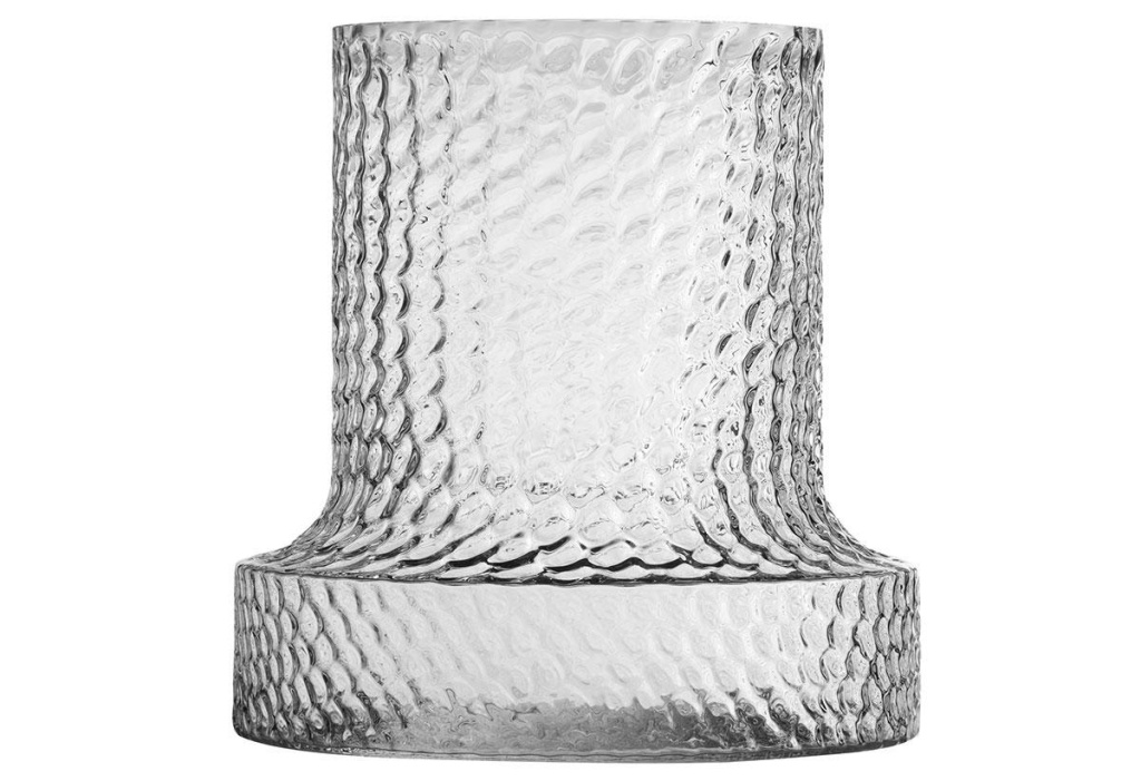 Skrufs Glasbruk Kolonn Vas Stor 30 cm