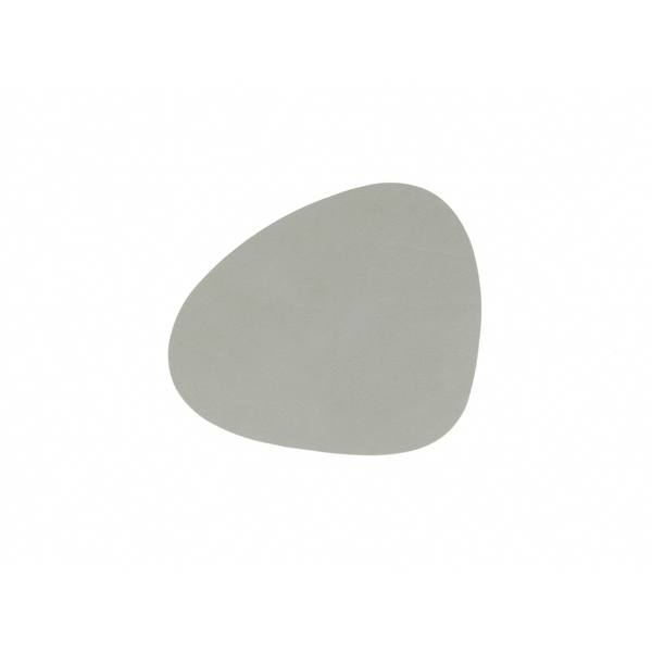 Lind DNA Glasunderlägg Curve 11x13 cm Nupo Ljusgrå